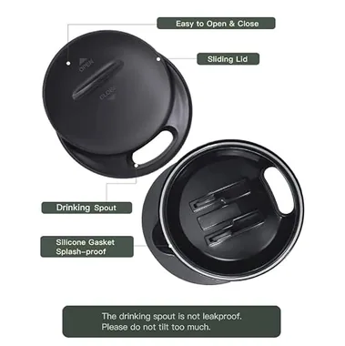 16 oz coffee mug with a handle, view 4