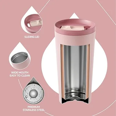 17 oz travel tumbler, view 4