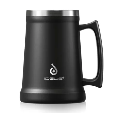 24/34 oz insulated beer stein in Storm Black